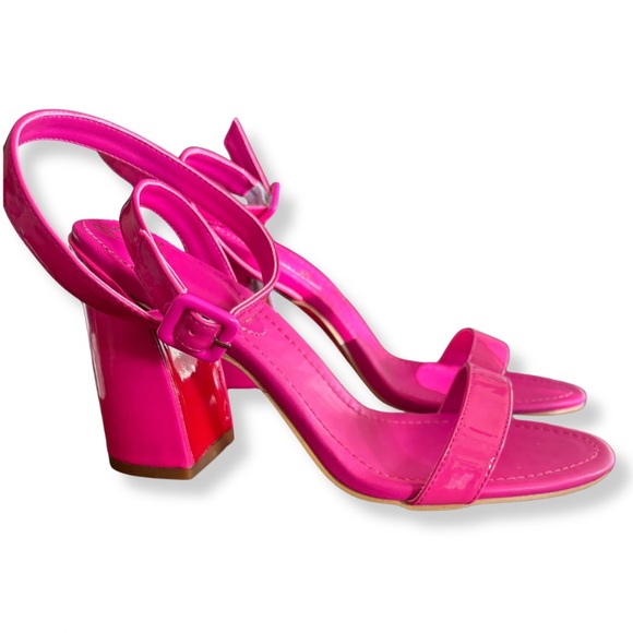 Christian Louboutin Miss Sabina 85 Pink Patent Sandals – Size 41 – Red Sole 👠 - Picture 5 of 13